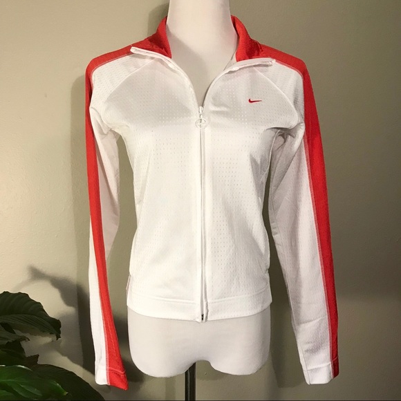 red nike track top